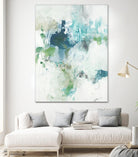 Splash II by Lisa Ridgers on GIANT ART - blue abstract