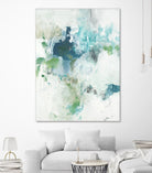 Splash II by Lisa Ridgers on GIANT ART - blue abstract