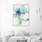 Splash II by Lisa Ridgers on GIANT ART - blue abstract