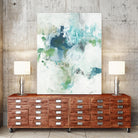 Splash II by Lisa Ridgers on GIANT ART - blue abstract