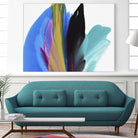 Infusion by Linda Stelling on GIANT ART - blues fluid abstracts