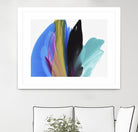 Infusion by Linda Stelling on GIANT ART - blues fluid abstracts