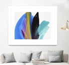 Infusion by Linda Stelling on GIANT ART - blues fluid abstracts