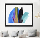 Infusion by Linda Stelling on GIANT ART - blues fluid abstracts