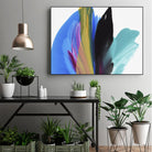 Infusion by Linda Stelling on GIANT ART - blues fluid abstracts