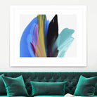 Infusion by Linda Stelling on GIANT ART - blues fluid abstracts