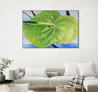 ANTHURIUM by LINDA STELLING on GIANT ART - blue floral tropical floral