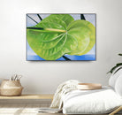 ANTHURIUM by LINDA STELLING on GIANT ART - blue floral tropical floral