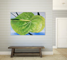 ANTHURIUM by LINDA STELLING on GIANT ART - blue floral tropical floral