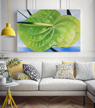 ANTHURIUM by LINDA STELLING on GIANT ART - blue floral tropical floral
