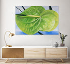 ANTHURIUM by LINDA STELLING on GIANT ART - blue floral tropical floral