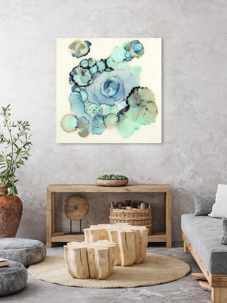 Blue Rose by Laura VanHorne on GIANT ART - blue contemporary