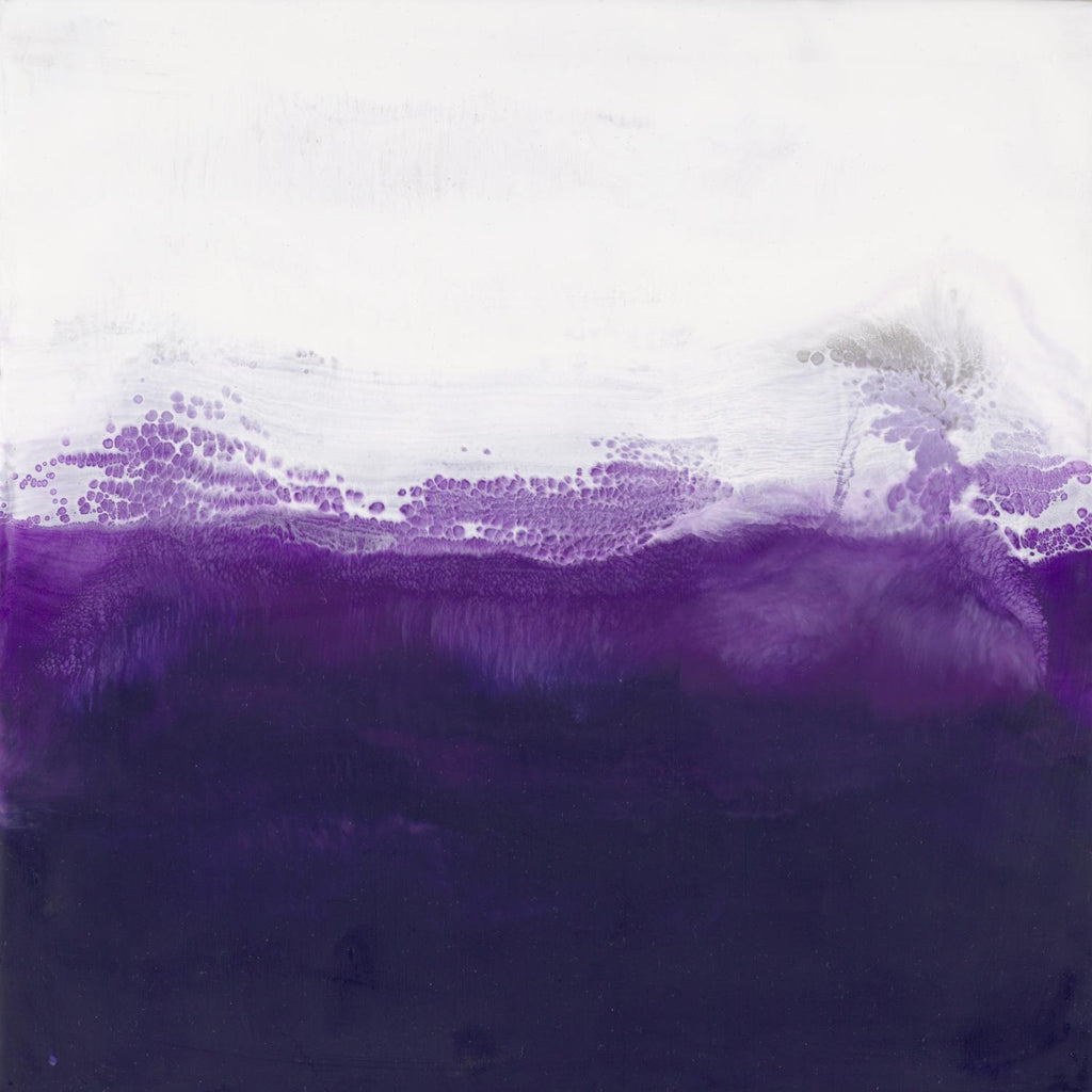 Violet par Laura VanHorne sur GIANT ART - abstrait blanc