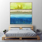 The Sailor by Laura VanHorne on GIANT ART - green abstract