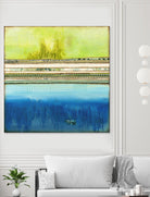 The Sailor by Laura VanHorne on GIANT ART - green abstract