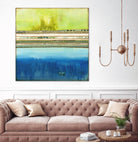 The Sailor by Laura VanHorne on GIANT ART - green abstract