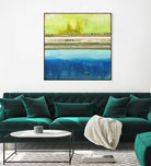 The Sailor by Laura VanHorne on GIANT ART - green abstract