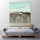 The Hood by Laura Van Horne on GIANT ART - blues abstracted landscapes