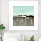 The Hood by Laura Van Horne on GIANT ART - blues abstracted landscapes