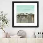 The Hood by Laura Van Horne on GIANT ART - blues abstracted landscapes