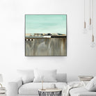 The Hood by Laura Van Horne on GIANT ART - blues abstracted landscapes