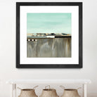 The Hood by Laura Van Horne on GIANT ART - blues abstracted landscapes