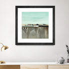 The Hood by Laura Van Horne on GIANT ART - blues abstracted landscapes