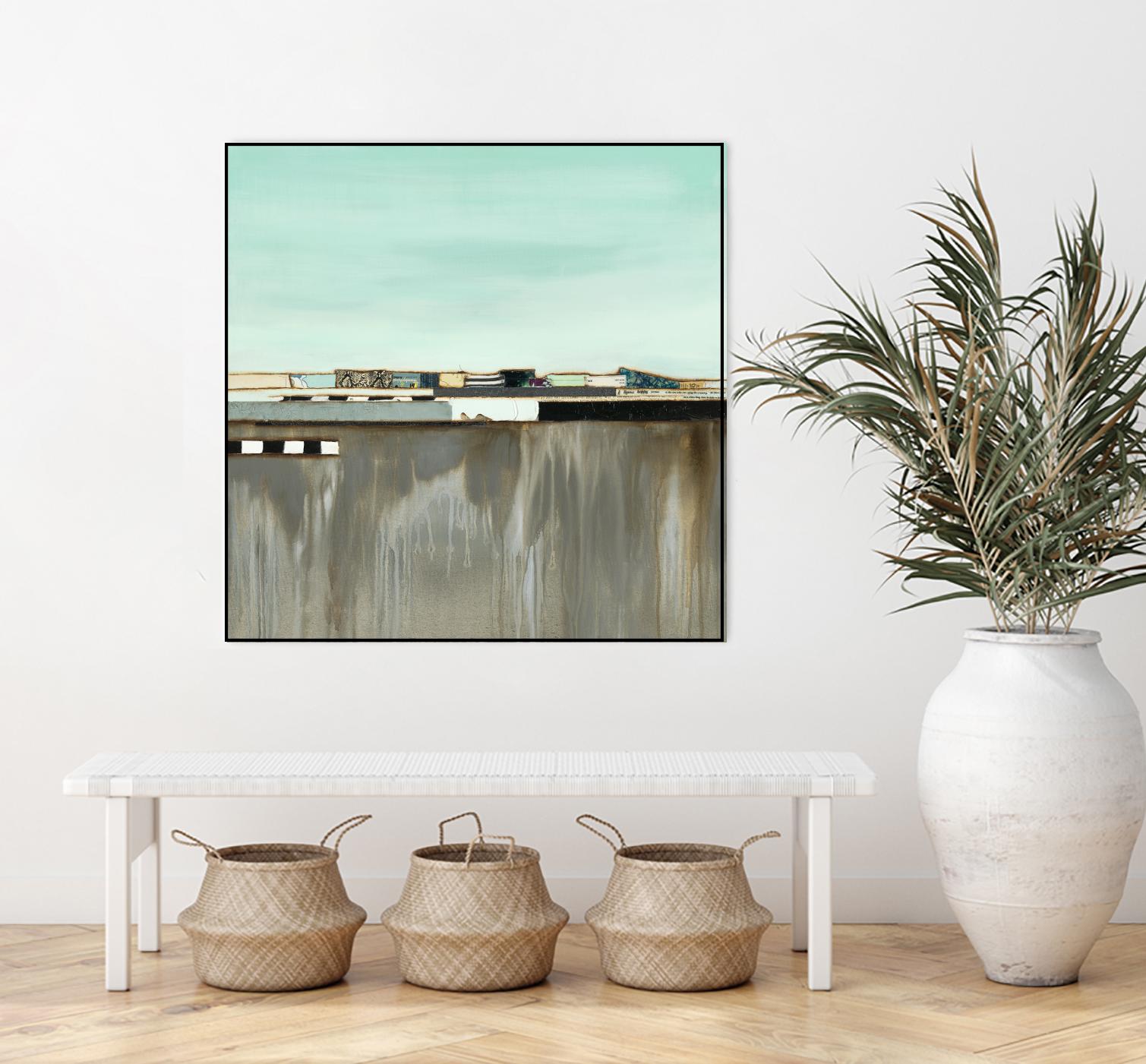 The Hood by Laura Van Horne on GIANT ART - blues abstracted landscapes