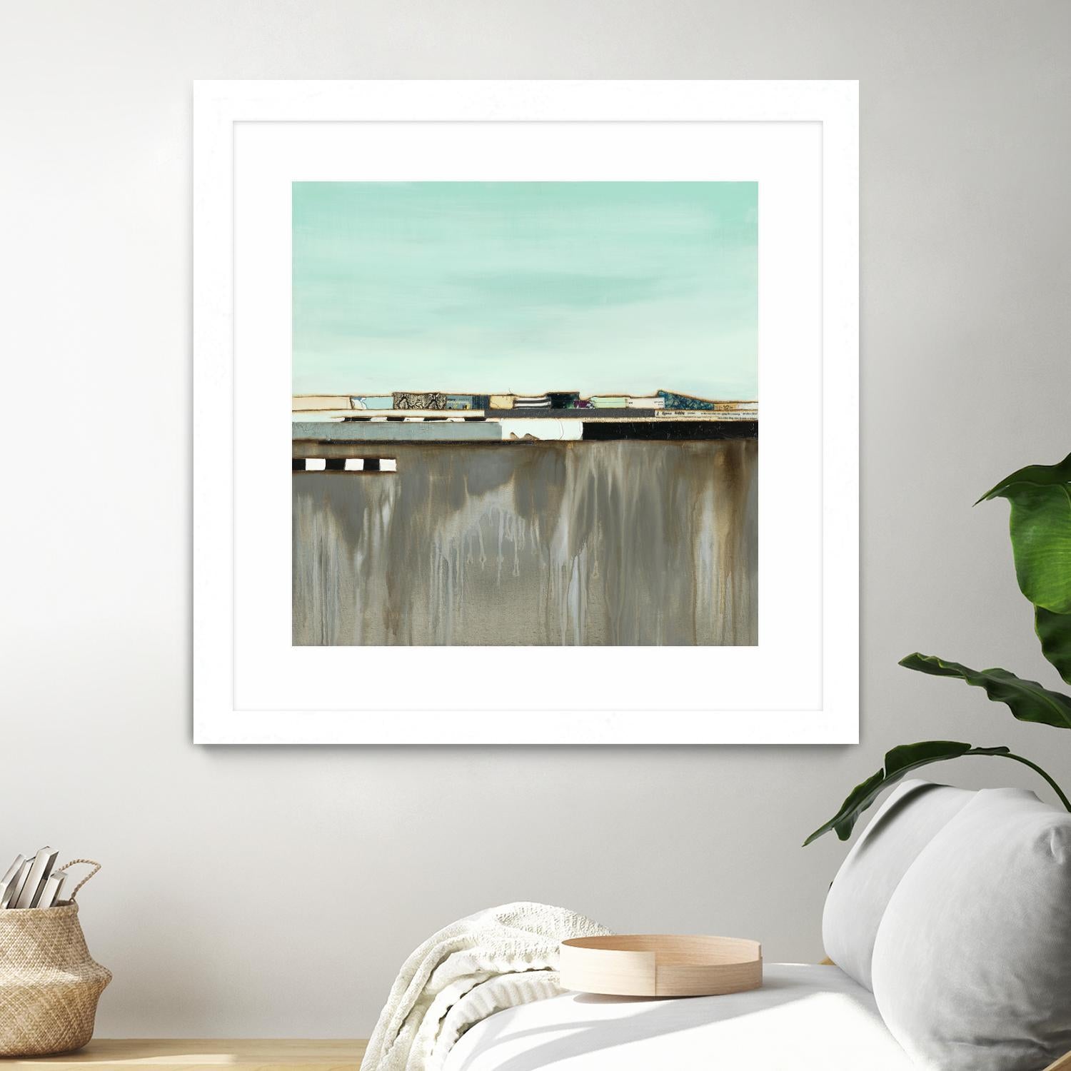 The Hood by Laura Van Horne on GIANT ART - blues abstracted landscapes