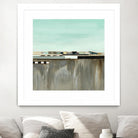 The Hood by Laura Van Horne on GIANT ART - blues abstracted landscapes