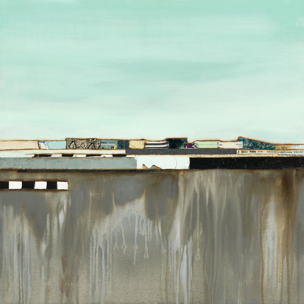 The Hood by Laura Van Horne on GIANT ART - blues abstracted landscapes