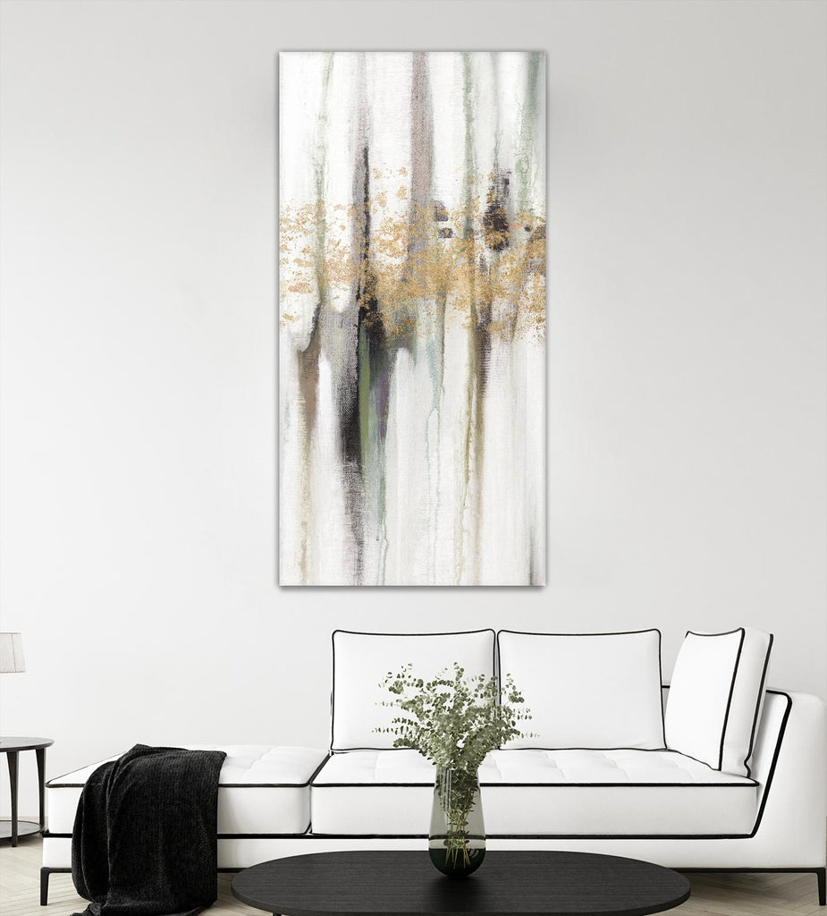 Falling Gold Leaf I by Studio W on GIANT ART - abstract