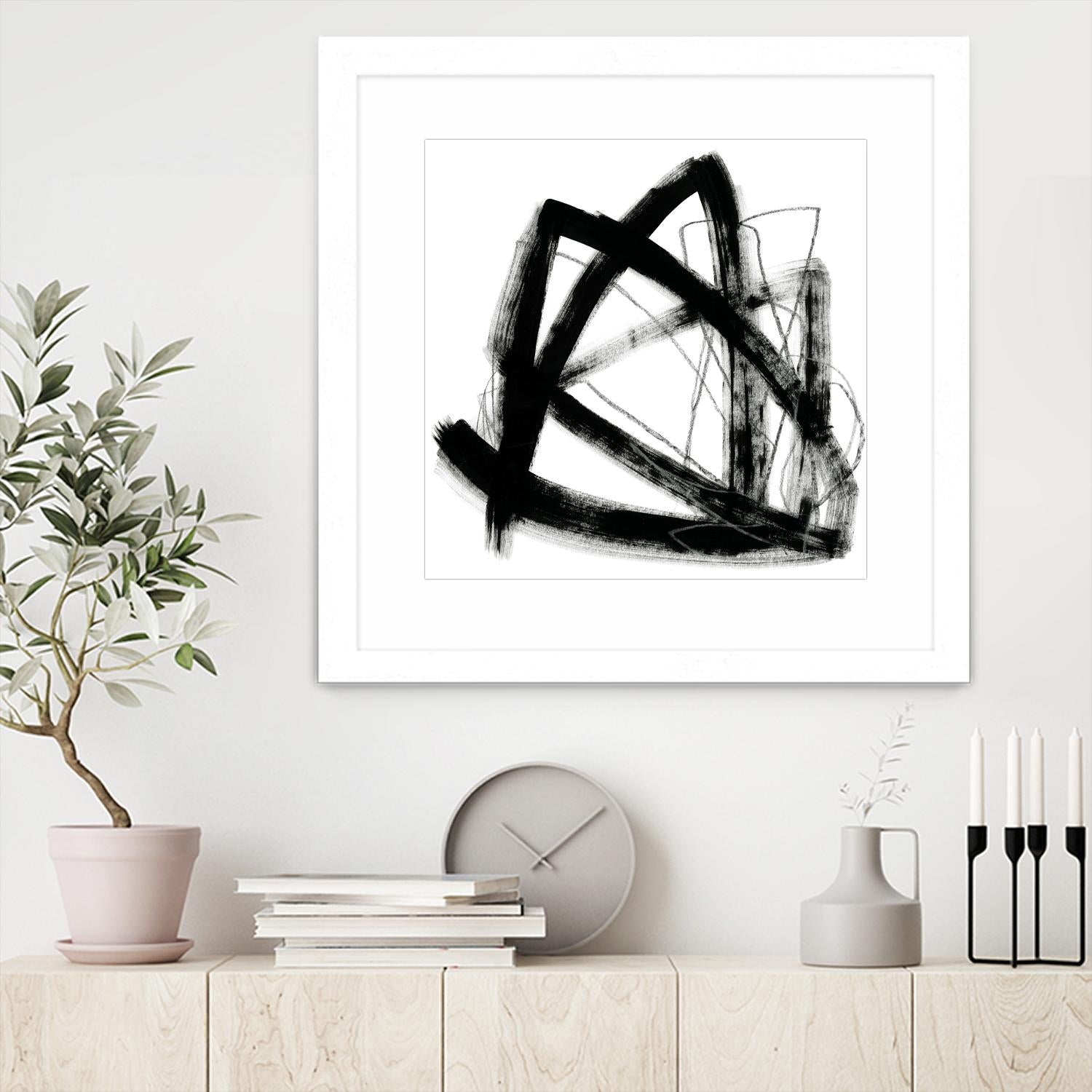 Tessellation IX by June Erica Vess on GIANT ART - black abstract