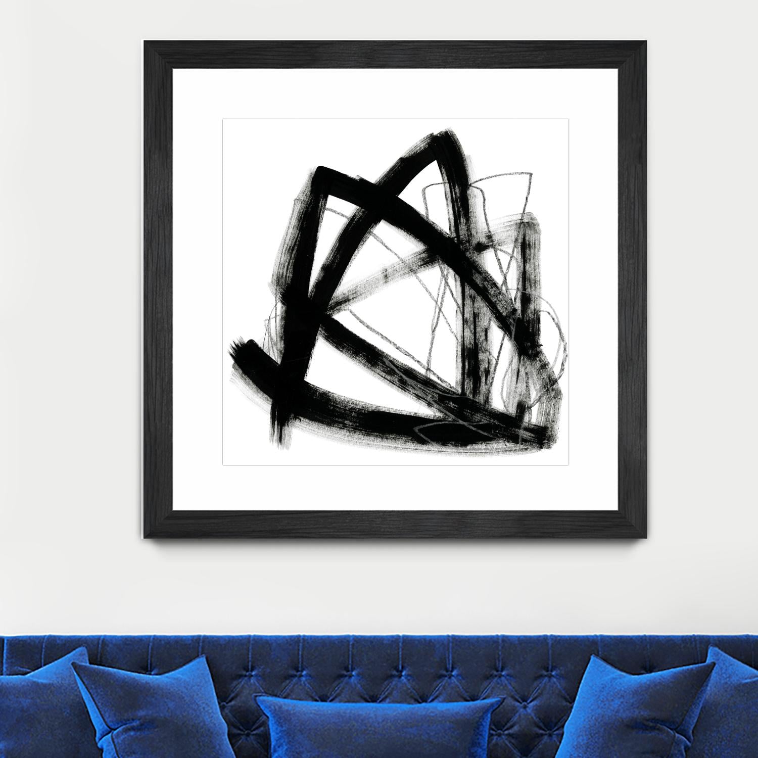 Tessellation IX by June Erica Vess on GIANT ART - black abstract