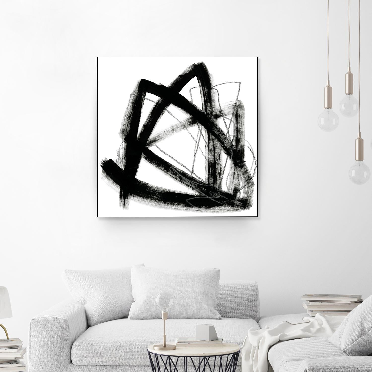 Tessellation IX by June Erica Vess on GIANT ART - black abstract