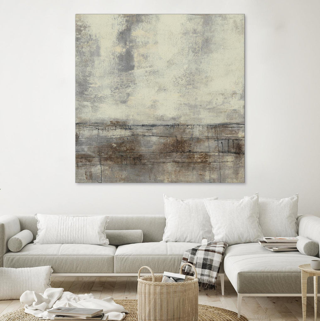 Neutral Plane II by Jennifer Goldberger on GIANT ART - brown abstract