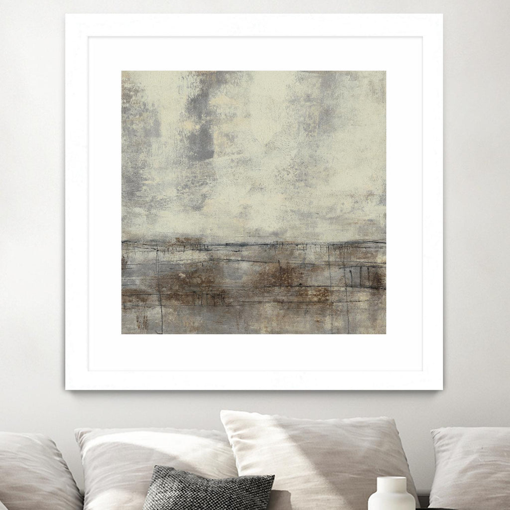 Neutral Plane II by Jennifer Goldberger on GIANT ART - brown abstract