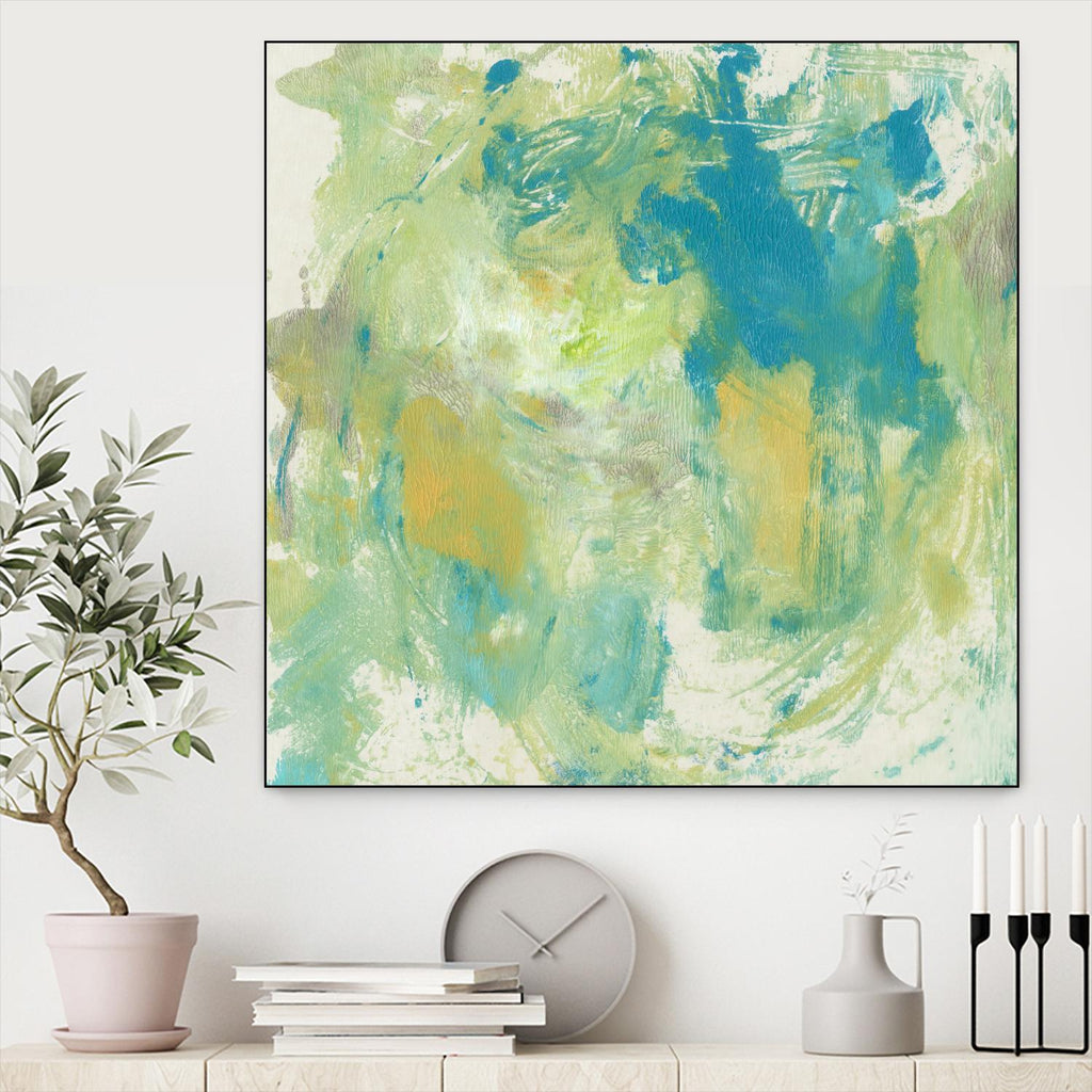 World Wind I by Tim OToole on GIANT ART - green abstract
