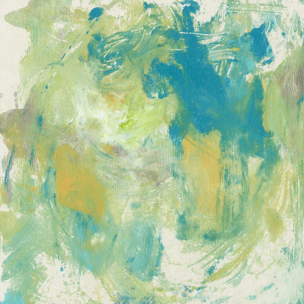 World Wind I par Tim OToole sur GIANT ART - vert abstrait