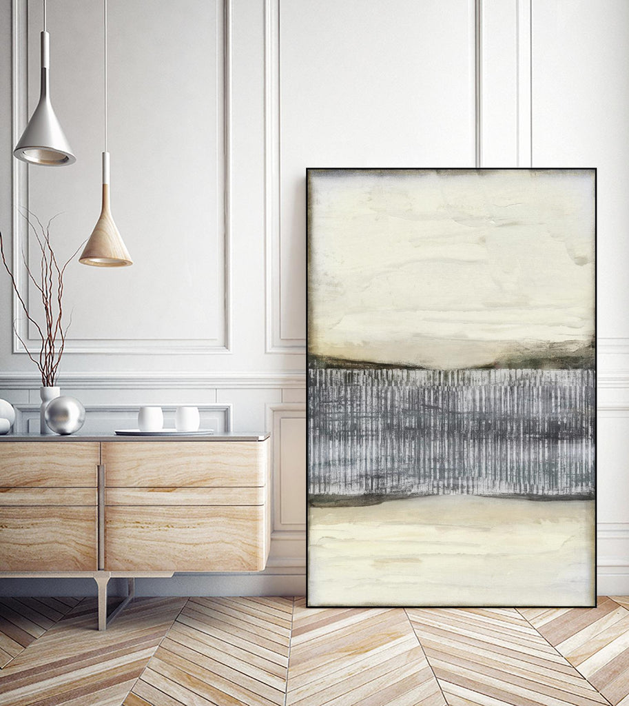 Divided Horizon I de Jennifer Goldberger sur GIANT ART - abstrait