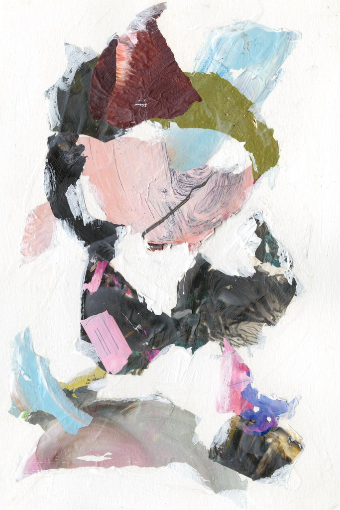 Sonata I by Jodi Fuchs on GIANT ART - pink abstract