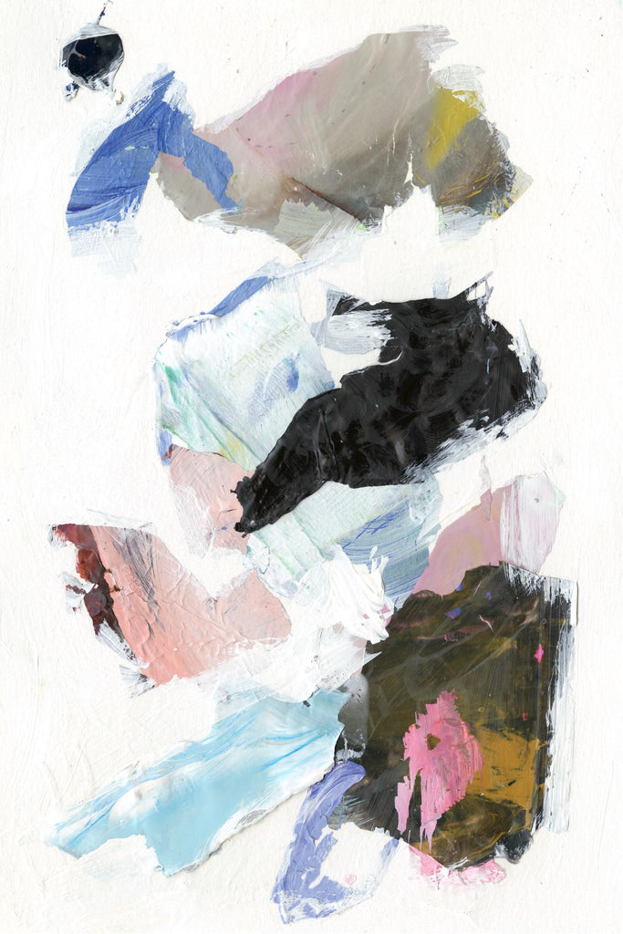 Sonata II de Jodi Fuchs sur GIANT ART - abstraction rose