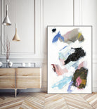 Sonata II by Jodi Fuchs on GIANT ART - pink abstract