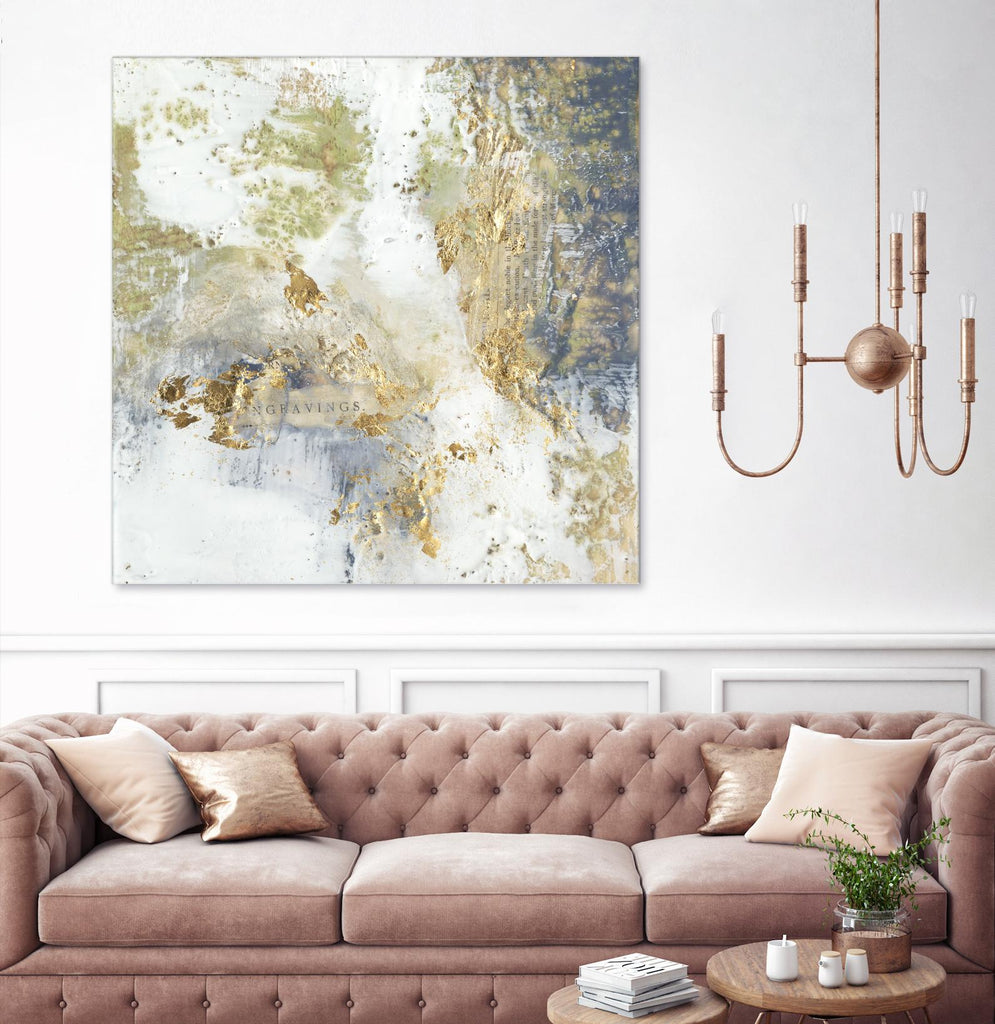Gilded Aerial by Jennifer Goldberger on GIANT ART - abstract