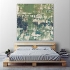 Obscured Horizon I by Jennifer Goldberger on GIANT ART - green abstract