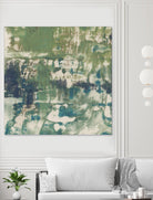 Obscured Horizon I by Jennifer Goldberger on GIANT ART - green abstract