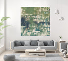 Obscured Horizon I by Jennifer Goldberger on GIANT ART - green abstract