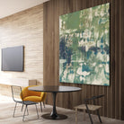 Obscured Horizon I by Jennifer Goldberger on GIANT ART - green abstract