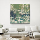 Obscured Horizon I by Jennifer Goldberger on GIANT ART - green abstract
