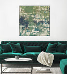 Obscured Horizon I by Jennifer Goldberger on GIANT ART - green abstract